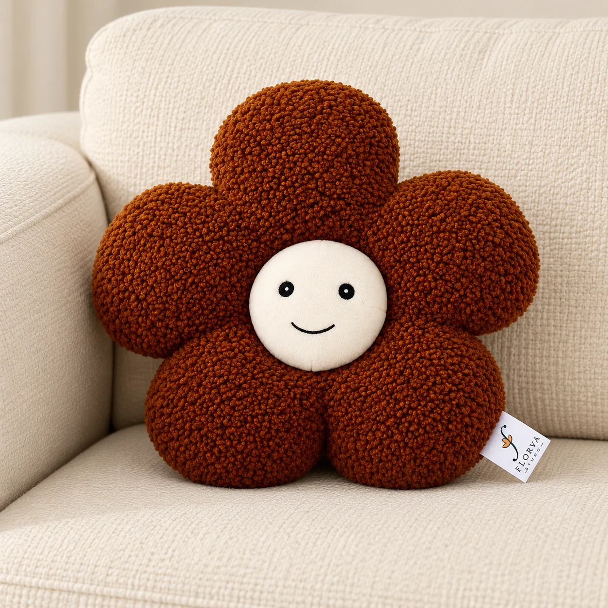 Flower Plush Cushion – Decorative Pillow - Image 6