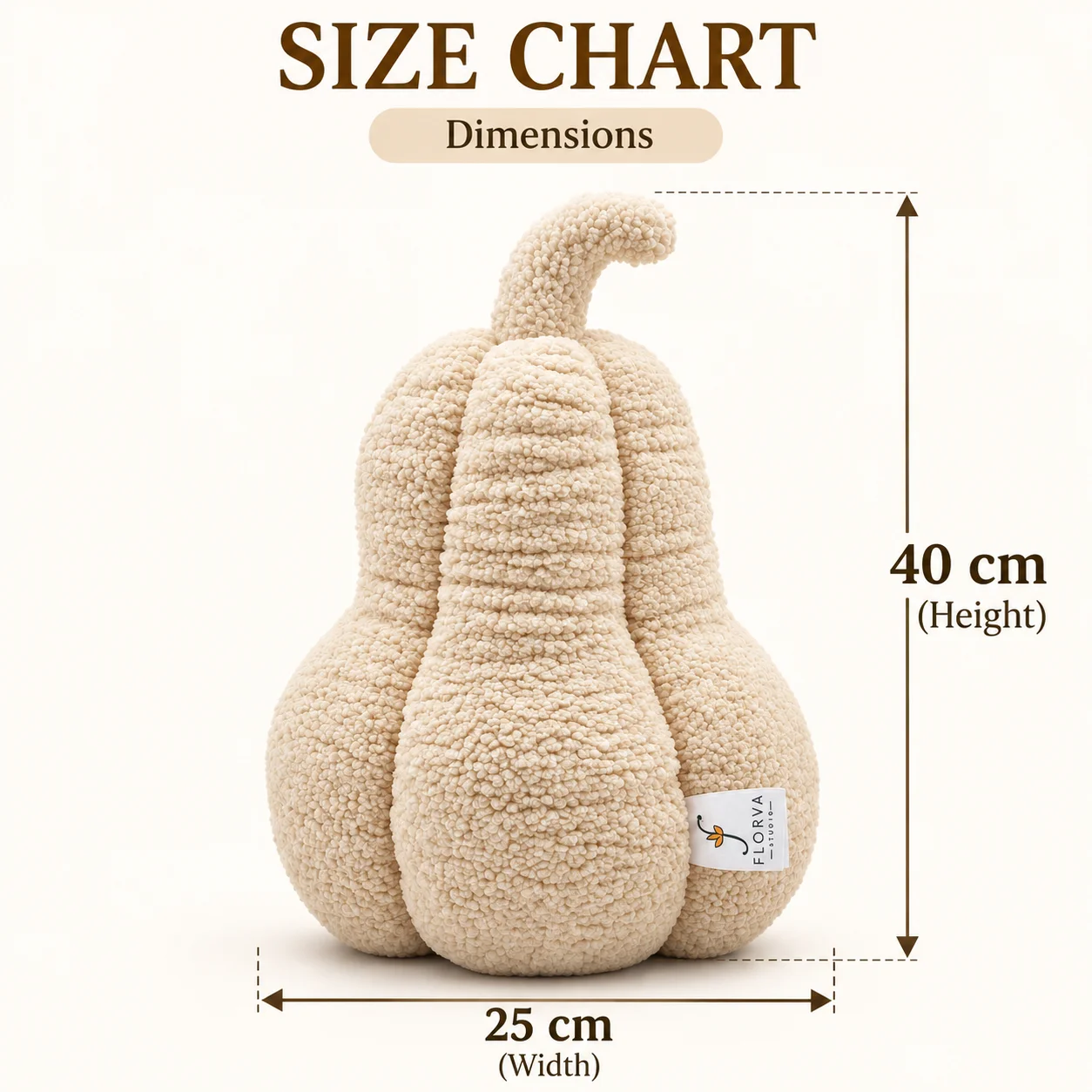 Halloween Pumpkin Cushion – Soft Sherpa & Velboa Decorative Pillow (40 × 25 cm) - Image 10