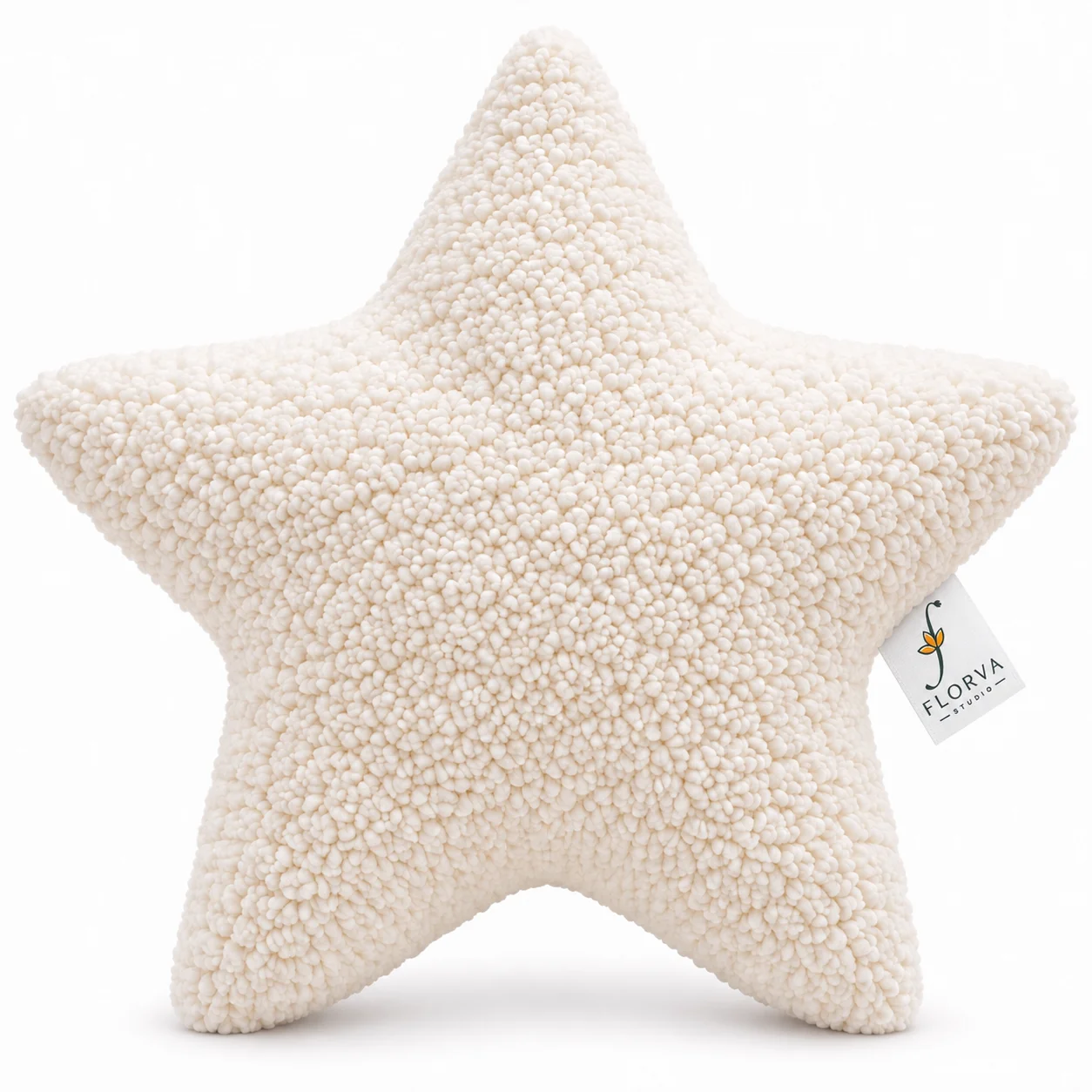 Star Print Cushion – Soft Sherpa Decorative Pillow (40 × 10 cm) - Image 5