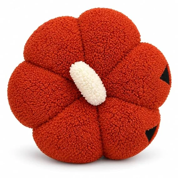 Pumpkin Cushion – Soft Plush Halloween Decorative Pillow (25 × 25 cm) - Image 2