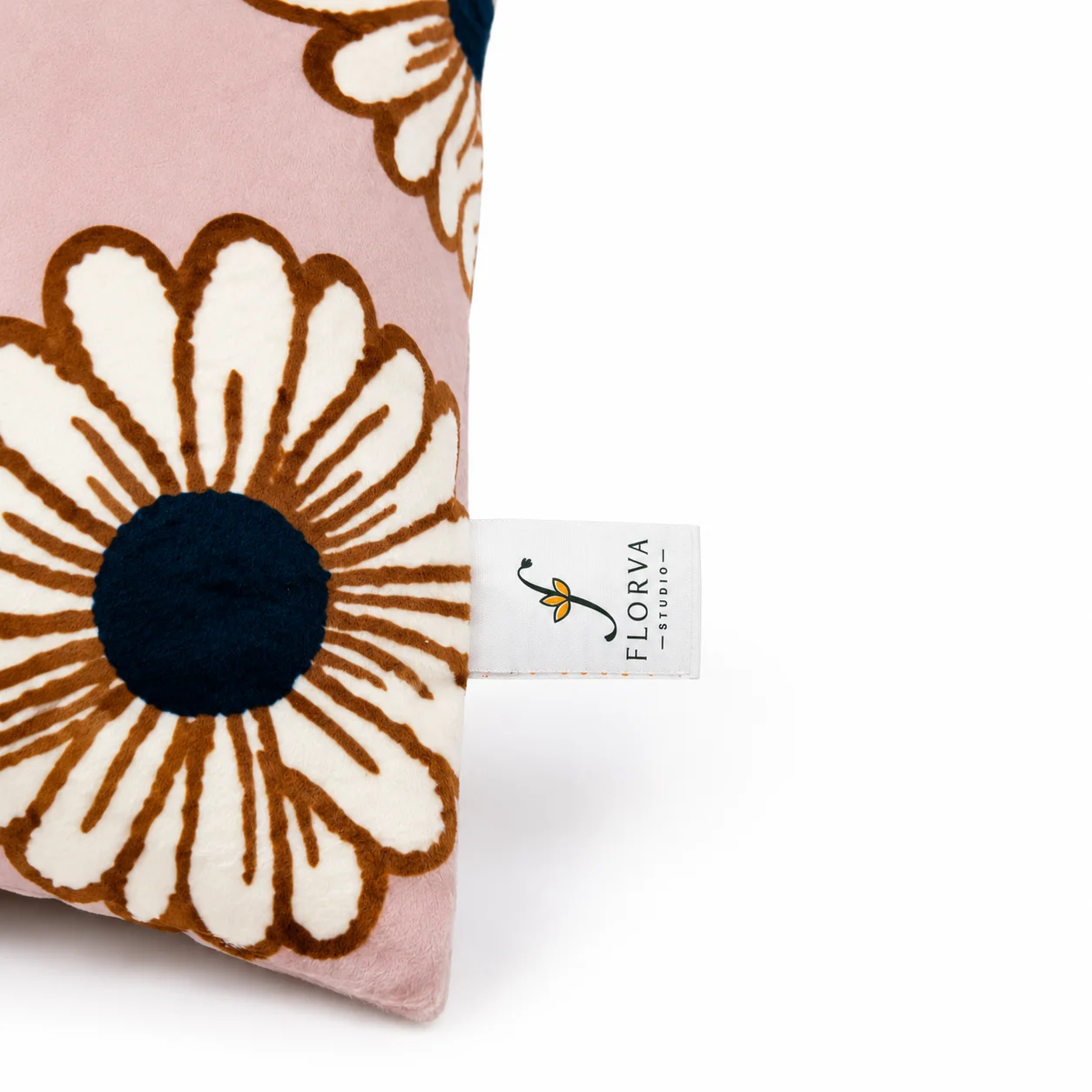 Leaf Print Cushion – Soft Printed Decorative Pillow (40 × 40 cm) - Image 5