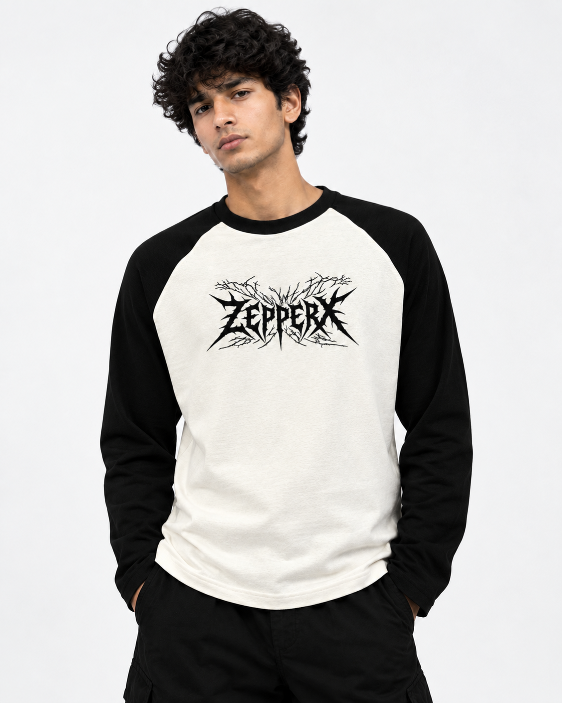ZEPPERX Raglan Full Sleeves Boxy Fit 008 - Image 1