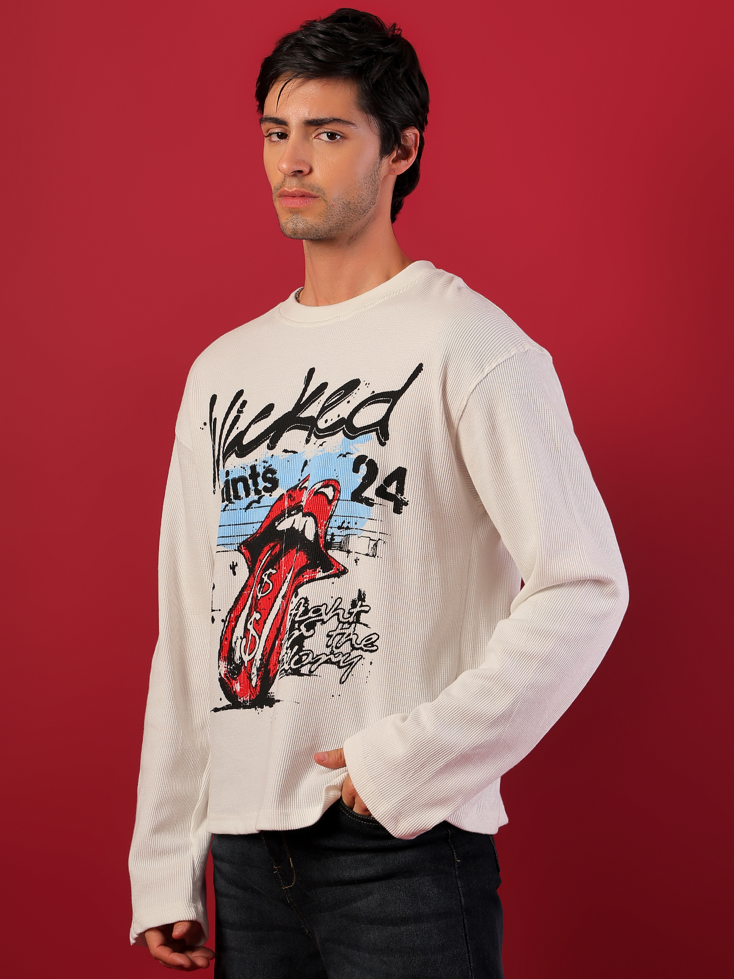 ZEPPERX Waffle Printed Full Sleeves 012 - Image 6