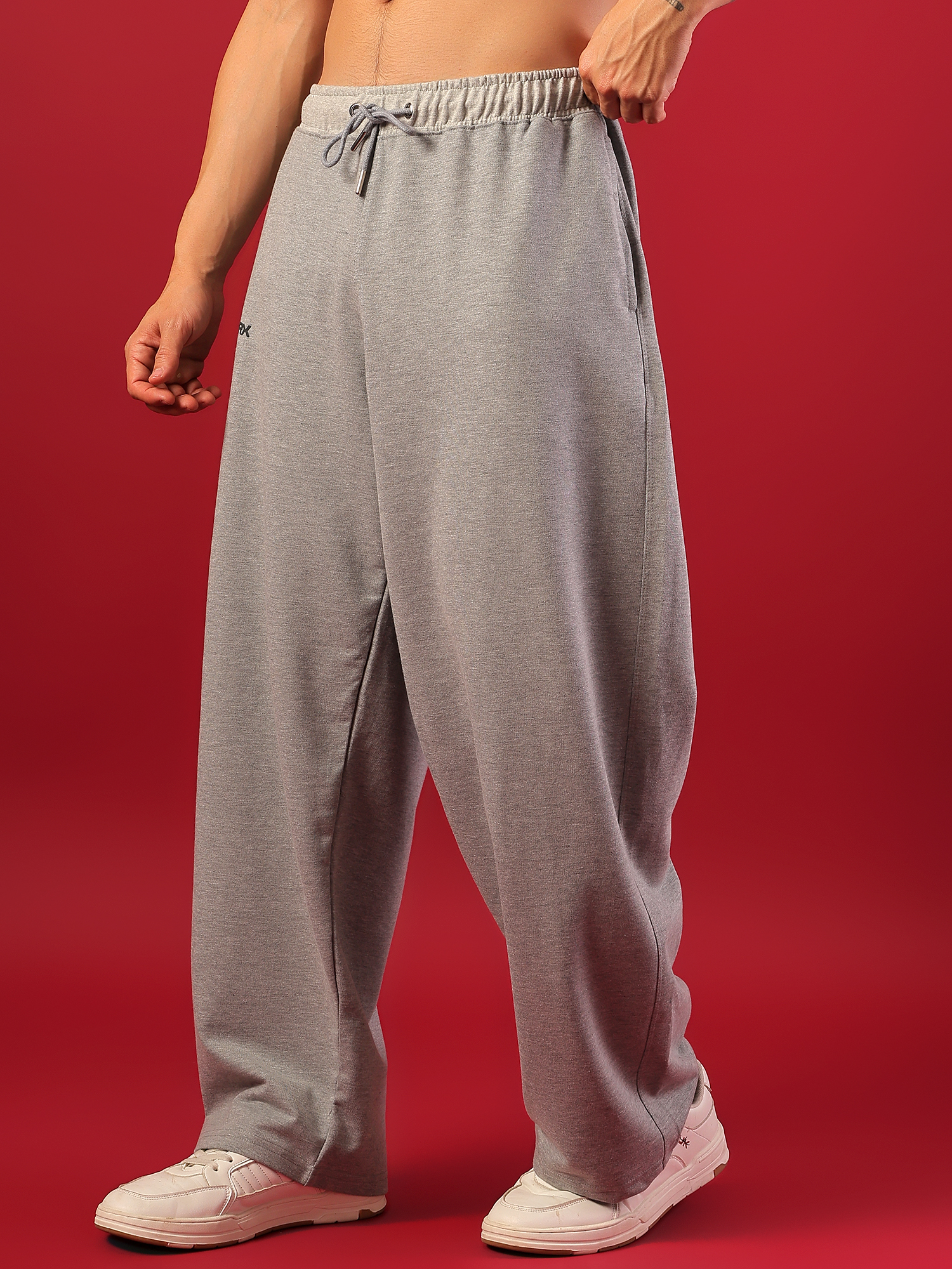 ZEPPERX Men’s Grey Baggy Fit Lower 015 - Image 2