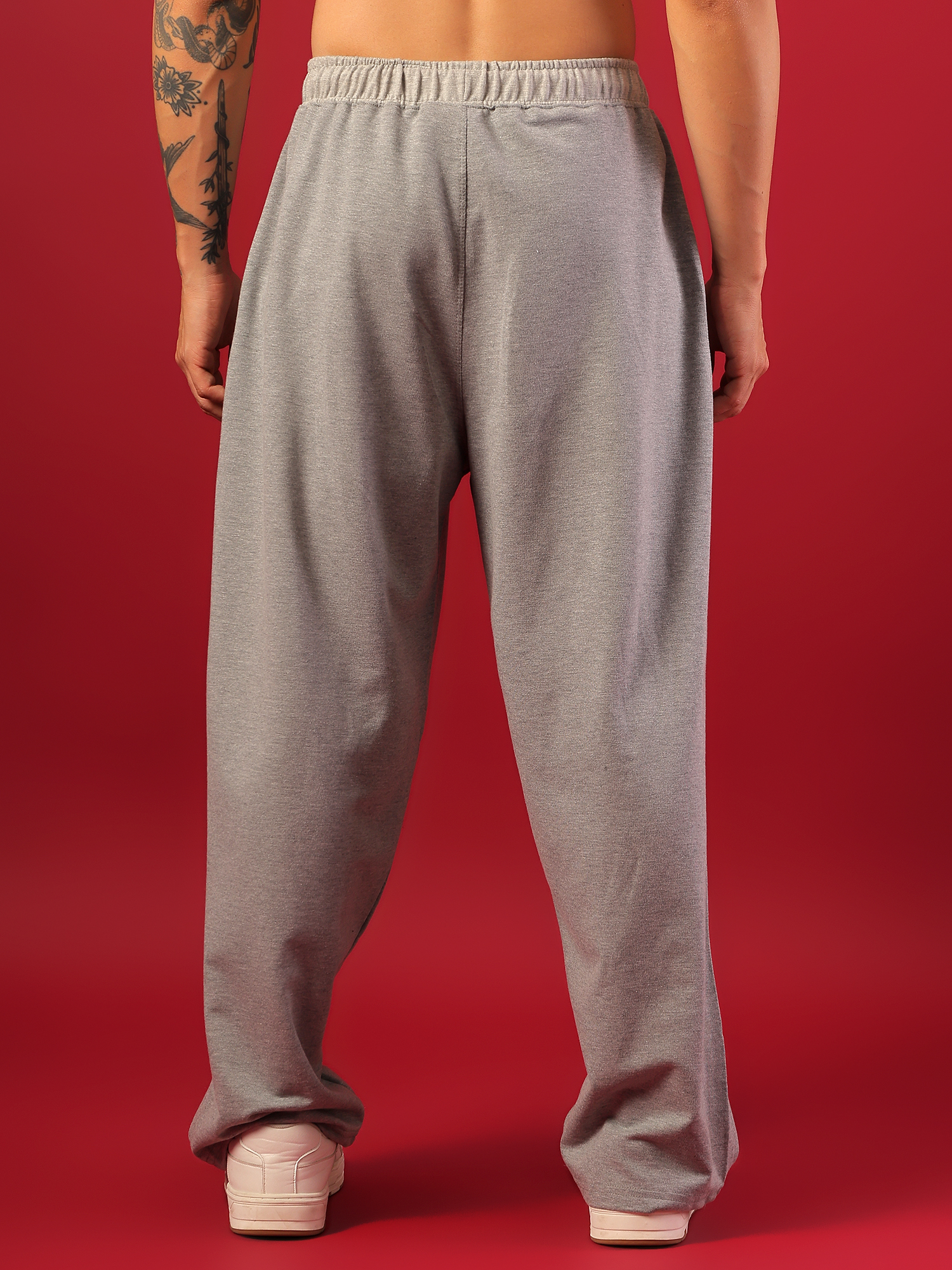 ZEPPERX Men’s Grey Baggy Fit Lower 015 - Image 5