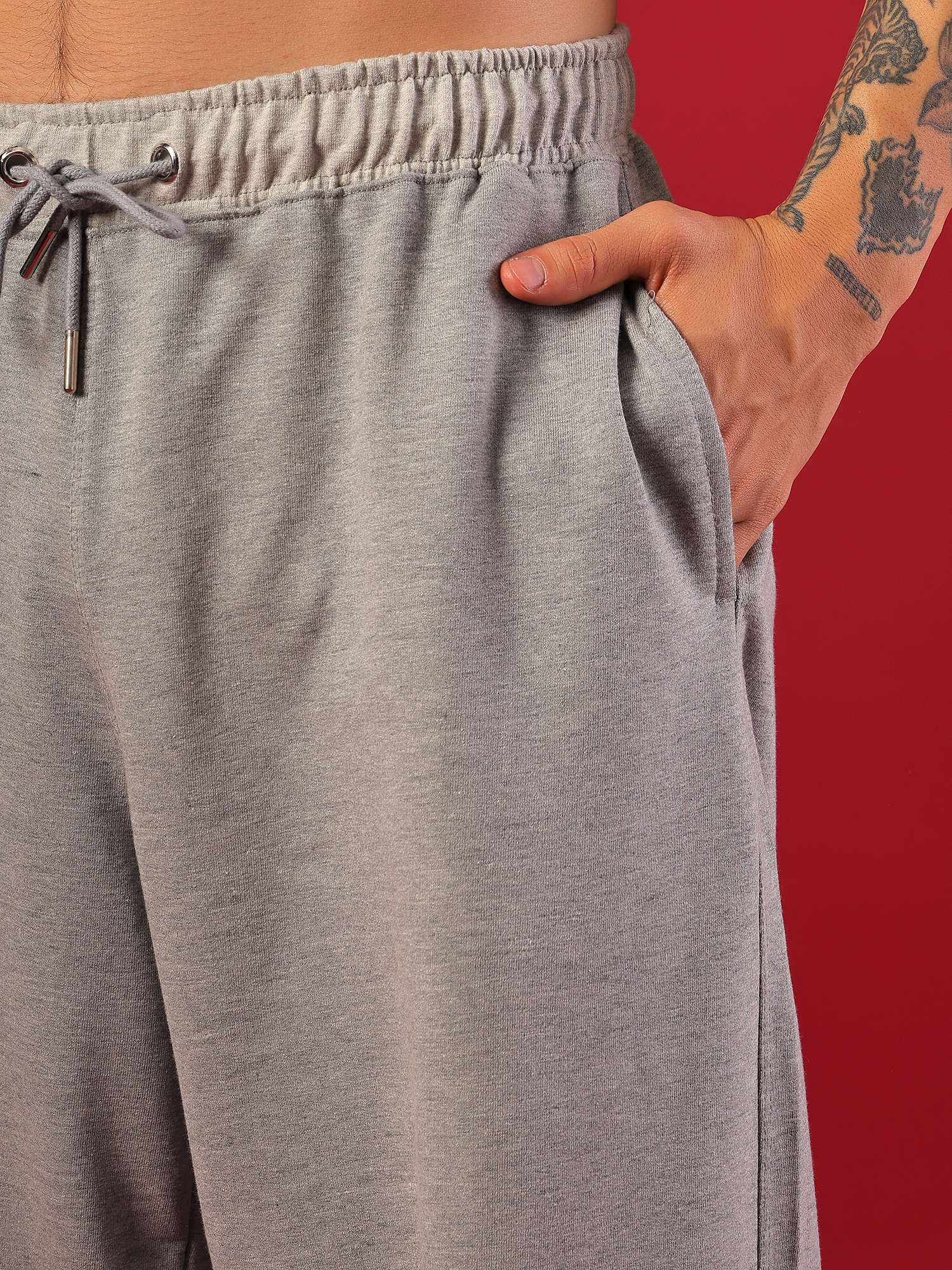 ZEPPERX Men’s Grey Baggy Fit Lower 015 - Image 6