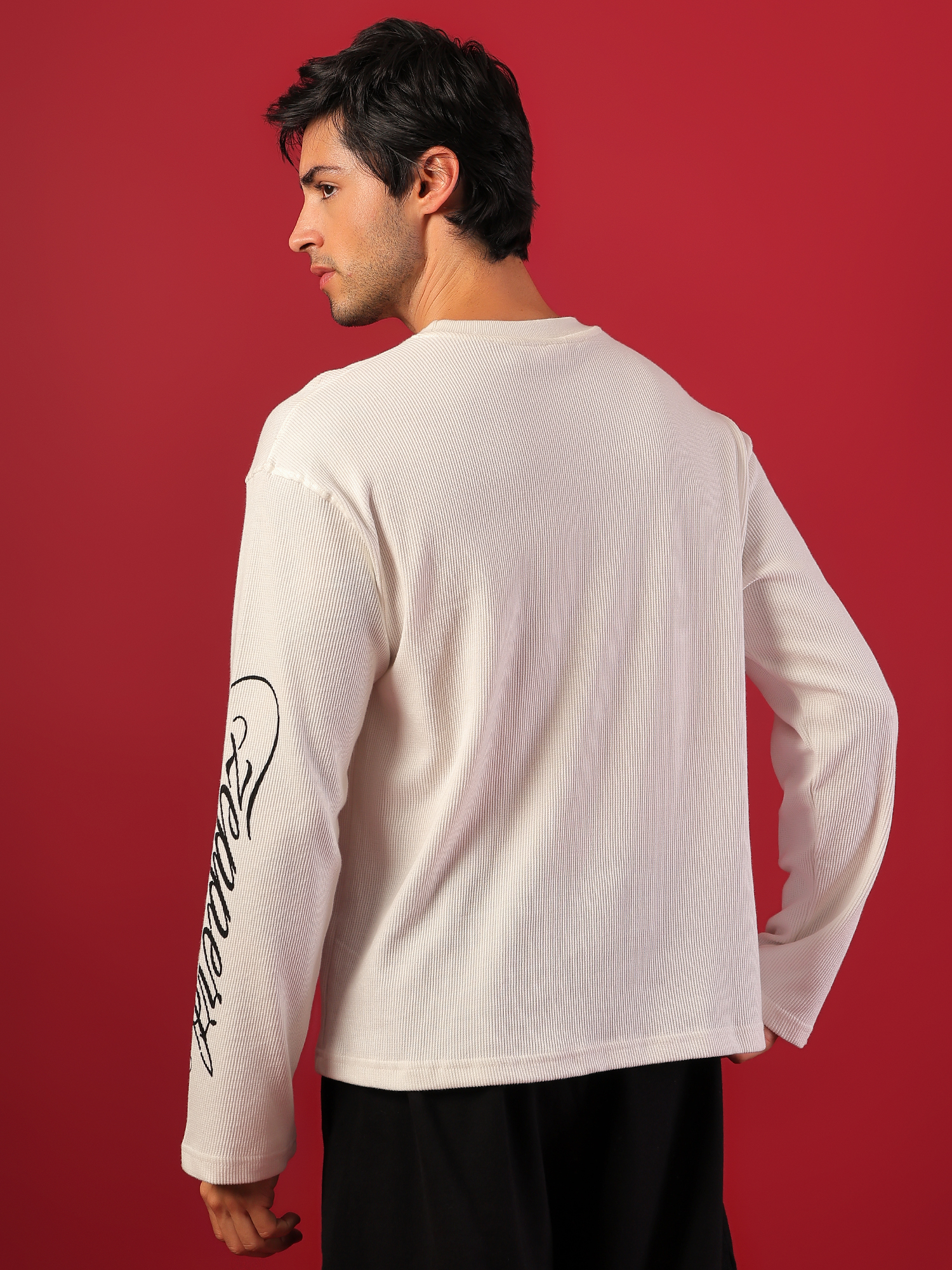 ZEPPERX Waffle Boxy Fit Crossed Faith T-shirt 001 - Image 7