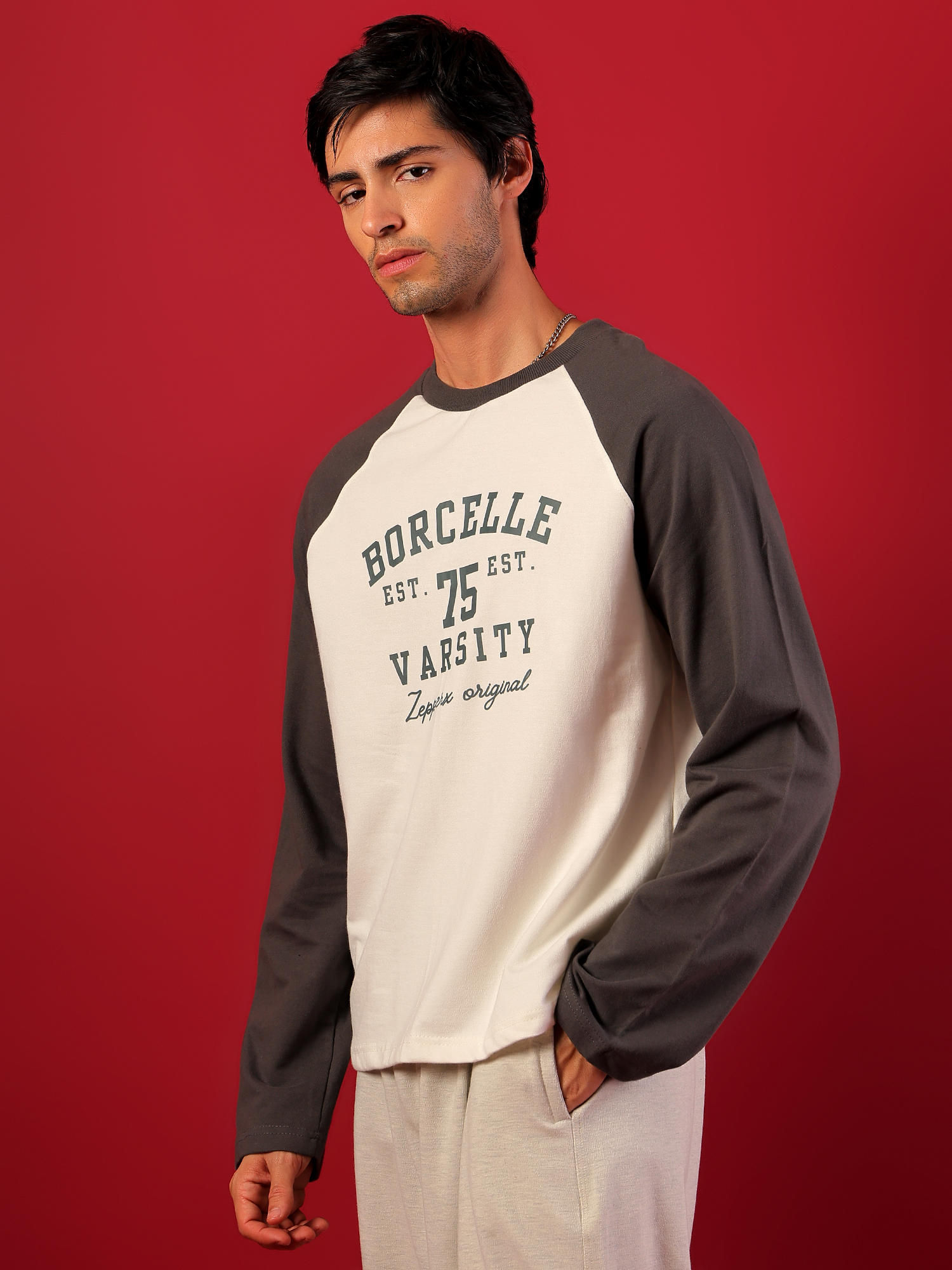 ZEPPERX Raglan Full Sleeves Boxy Fit 009 - Image 6