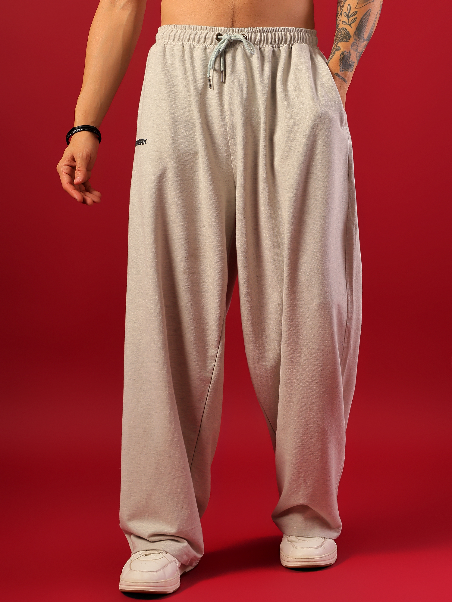 ZEPPERX Baggy Fit Lower Milange grey 017 - Image 4