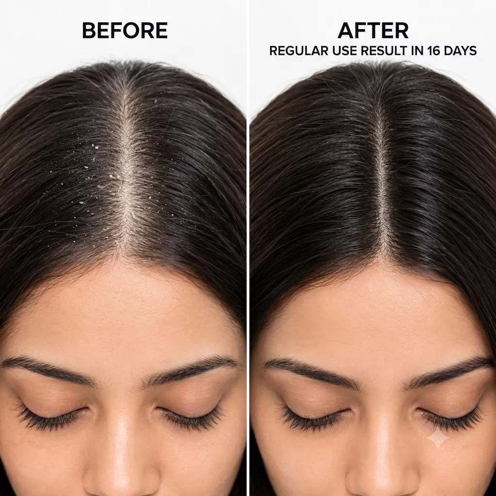 AAYUAMRIT Hair Care Combo Pack| Anti-Hairfall Shampoo & Herbal Hair Oil - Image 2