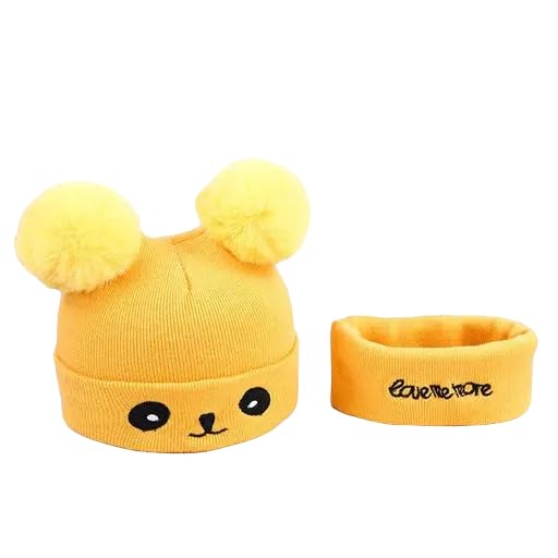 Baby Winter Cap Yellow - Image 1