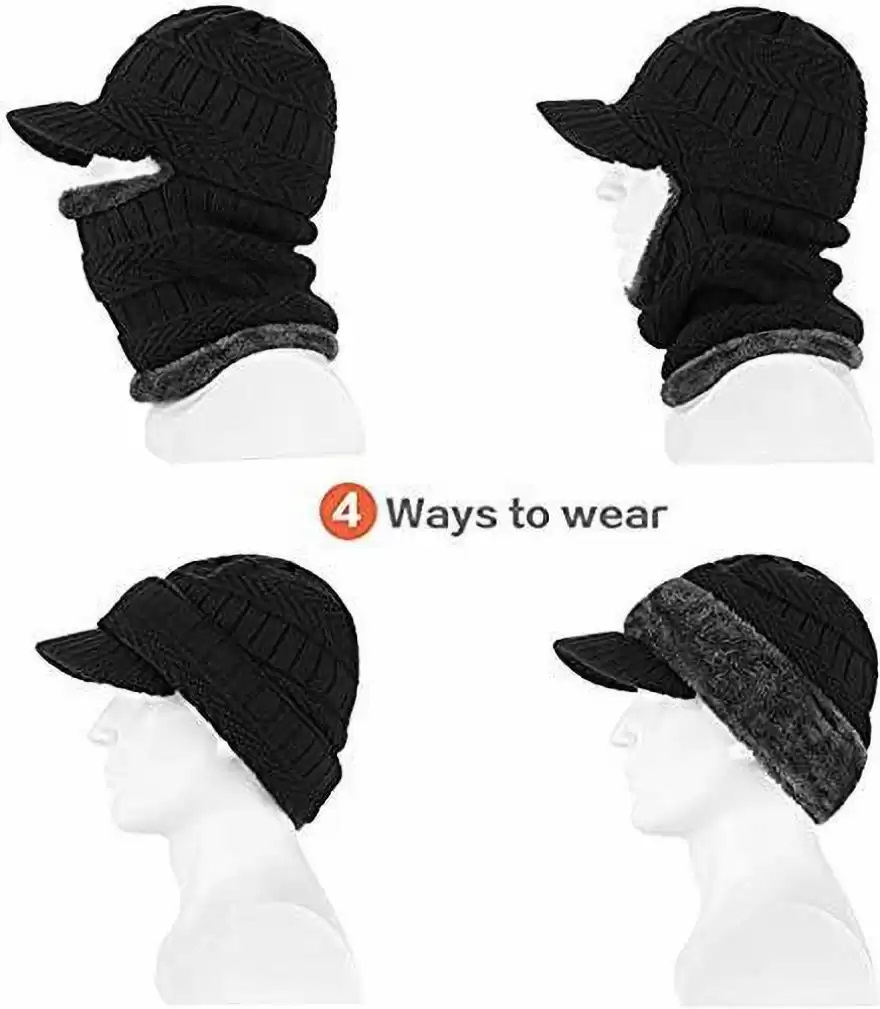 Winters Mens Monkey Cap - Image 3